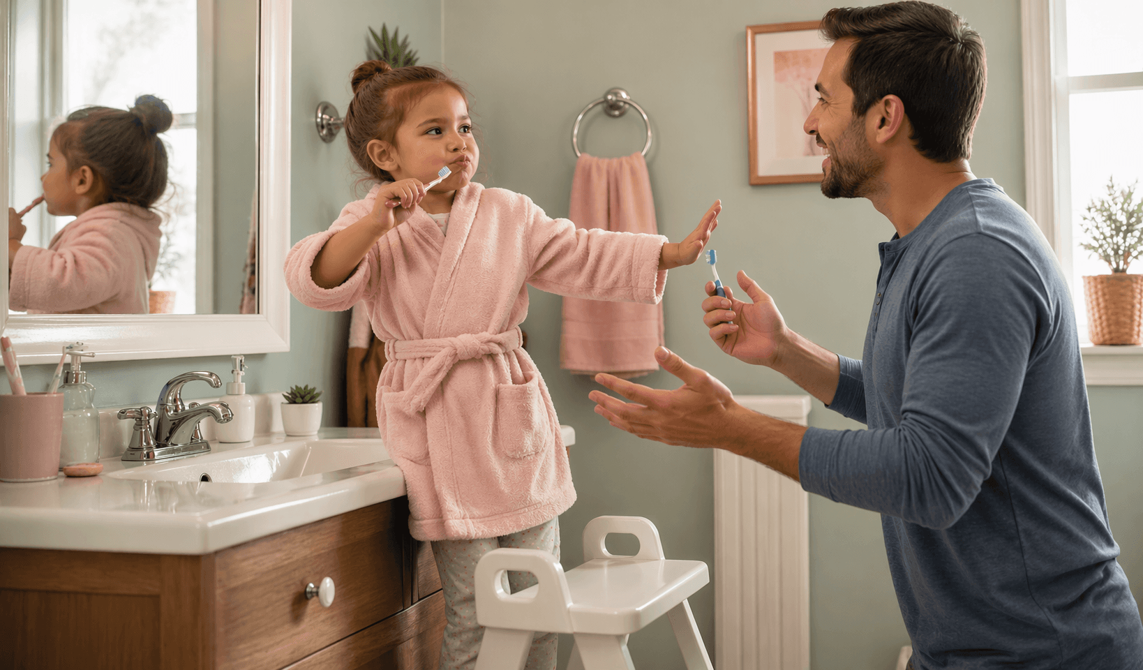 My Child Wants to Brush Alone but Misses Everything: When Kids Can Brush Independently and How to Help
